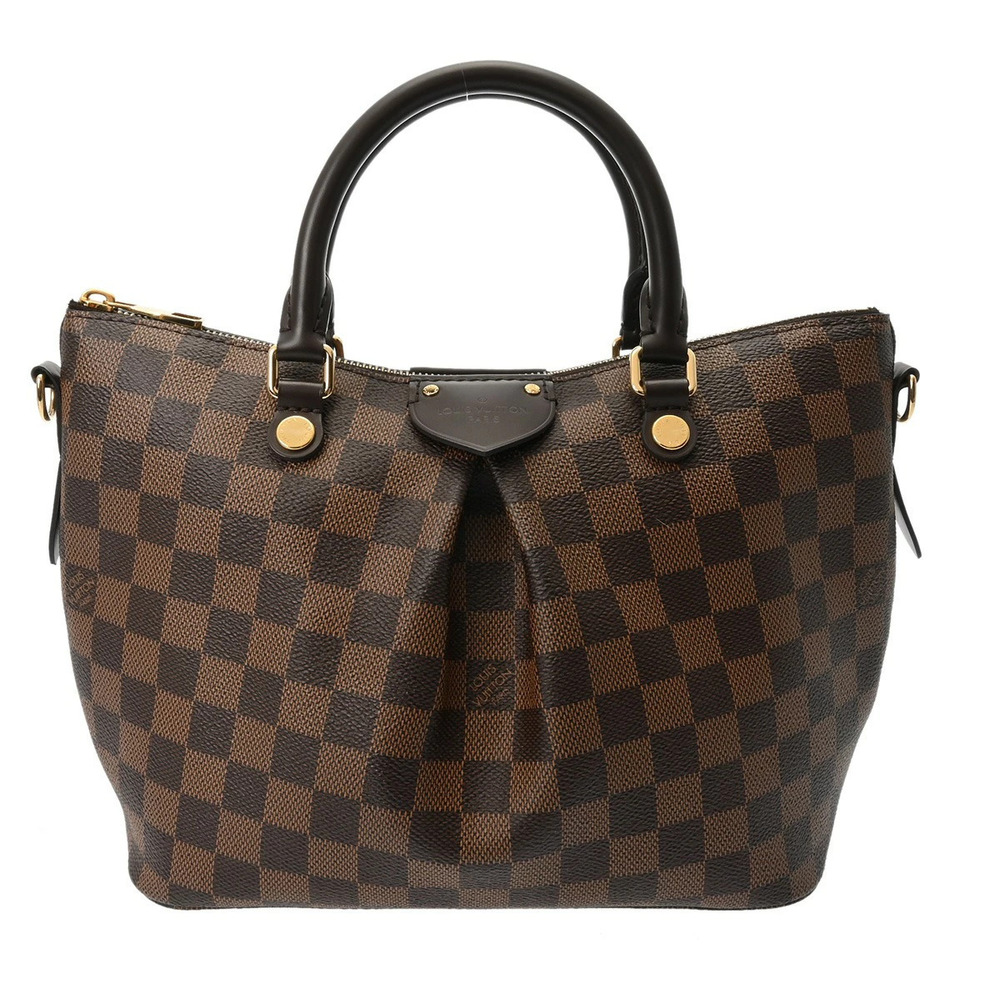 LOUIS VUITTON Damier Siena Brown Canvas Handbag